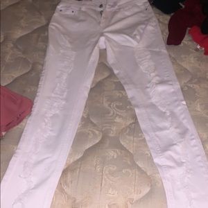 White pants never worn.